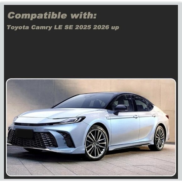 For Toyota Camry LE SE (without HUD) 2025-2026 Car Black Dashboard Dash Mat - Picture 4 of 6